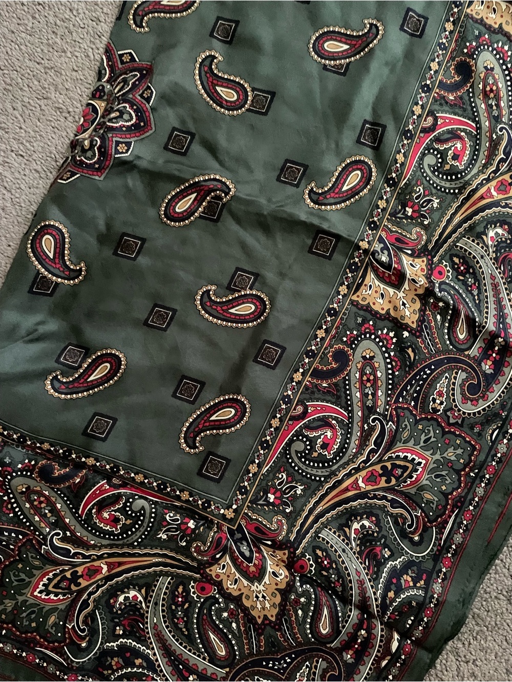 Talbots Silk Scarf - Picture 2 of 3
